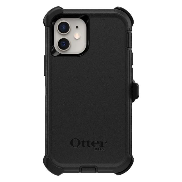 OtterBox - Defender Series para Apple iPhone 12/iPhone 12 Pro, negro