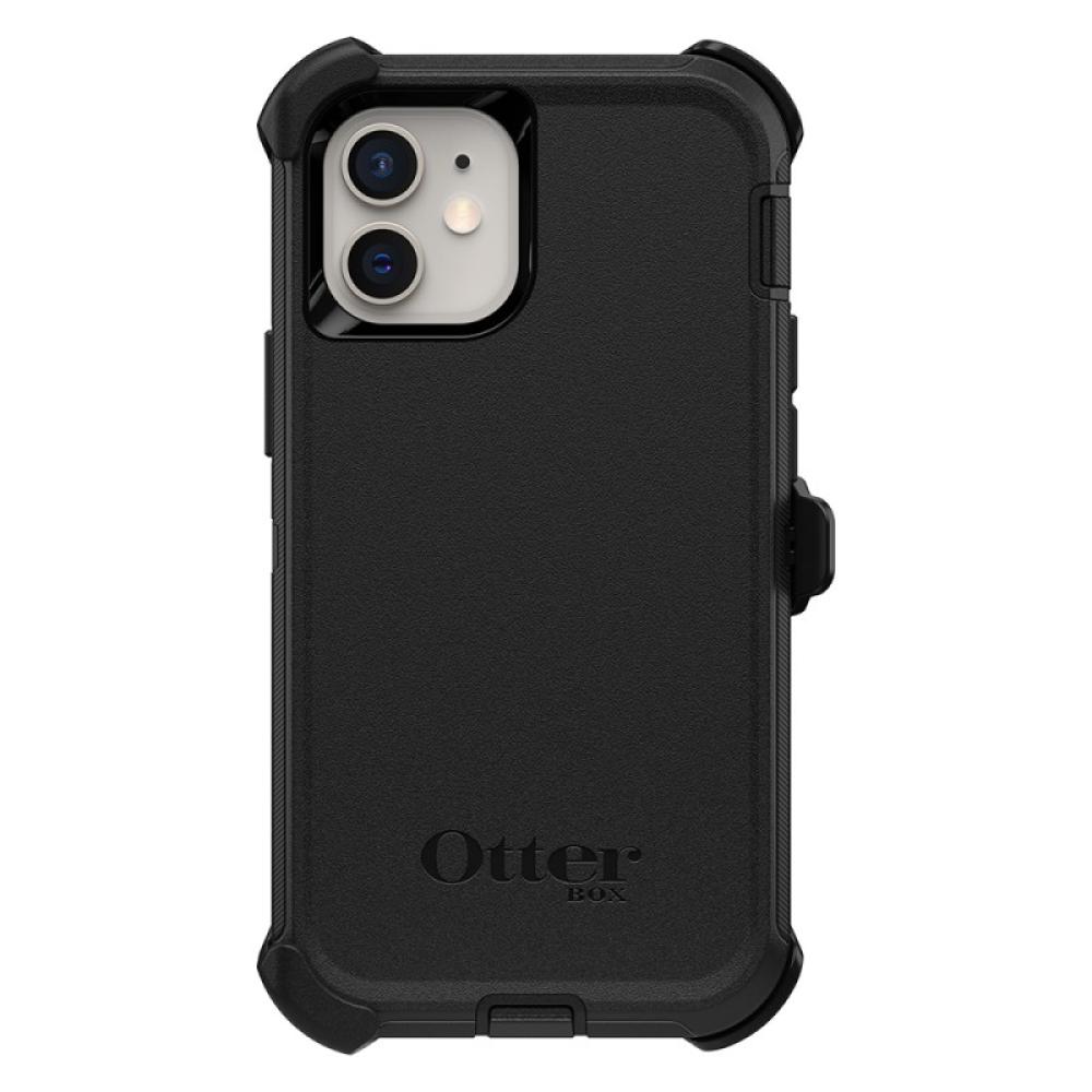 OtterBox - Defender Series para Apple iPhone 12/iPhone 12 Pro, negro