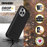 OtterBox - Defender Series para Apple iPhone 12/iPhone 12 Pro, negro