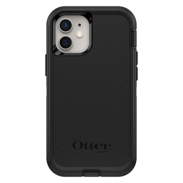 OtterBox - Defender Series para Apple iPhone 12/iPhone 12 Pro, negro