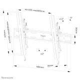 Neomounts - WL35S-850BL16 Soporte de pared para TV 42-86" - inclinable - bloqueable - instalación rápida
