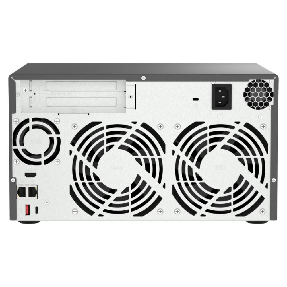 QNAP - TVS-h874 NAS Torre Intel® Core™ i7 32 GB DDR4 0 TB QuTS hero Negro