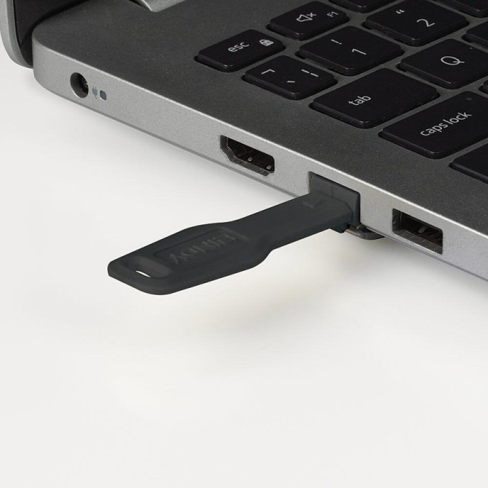 Lindy - 47890 bloqueador de puerto Llave de bloqueador de puerto RJ-45 Negro Acrilonitrilo butadieno estireno (ABS)