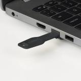 Lindy - 47890 bloqueador de puerto Llave de bloqueador de puerto RJ-45 Negro Acrilonitrilo butadieno estireno (ABS)