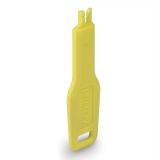 Lindy - 47899 bloqueador de puerto Llave de bloqueador de puerto RJ-45 Amarillo Acrilonitrilo butadieno estireno (ABS)