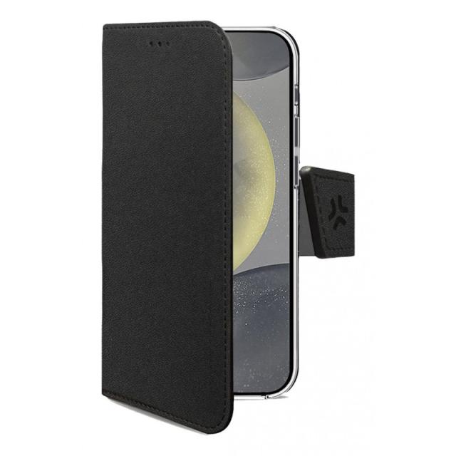 Celly - WALLY funda para teléfono móvil 15,8 cm (6.2") Funda cartera Negro