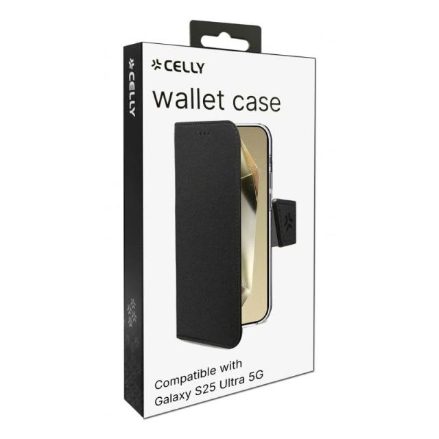 Celly - WALLY funda para teléfono móvil 17,5 cm (6.9") Funda cartera Negro - WALLY1122