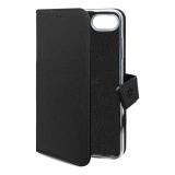 Celly - WALLY funda para teléfono móvil 15,5 cm (6.1") Funda cartera Negro