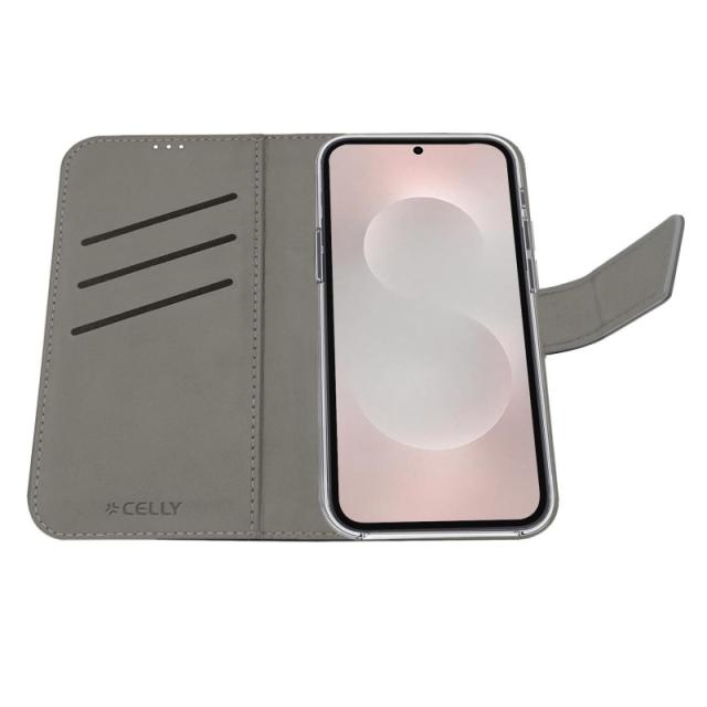 Celly - WALLY funda para teléfono móvil 17 cm (6.7") Funda cartera Negro - WALLY1143