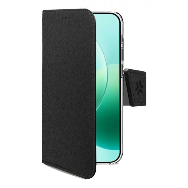 Celly - WALLY funda para teléfono móvil 17 cm (6.7") Funda cartera Negro - WALLY1140