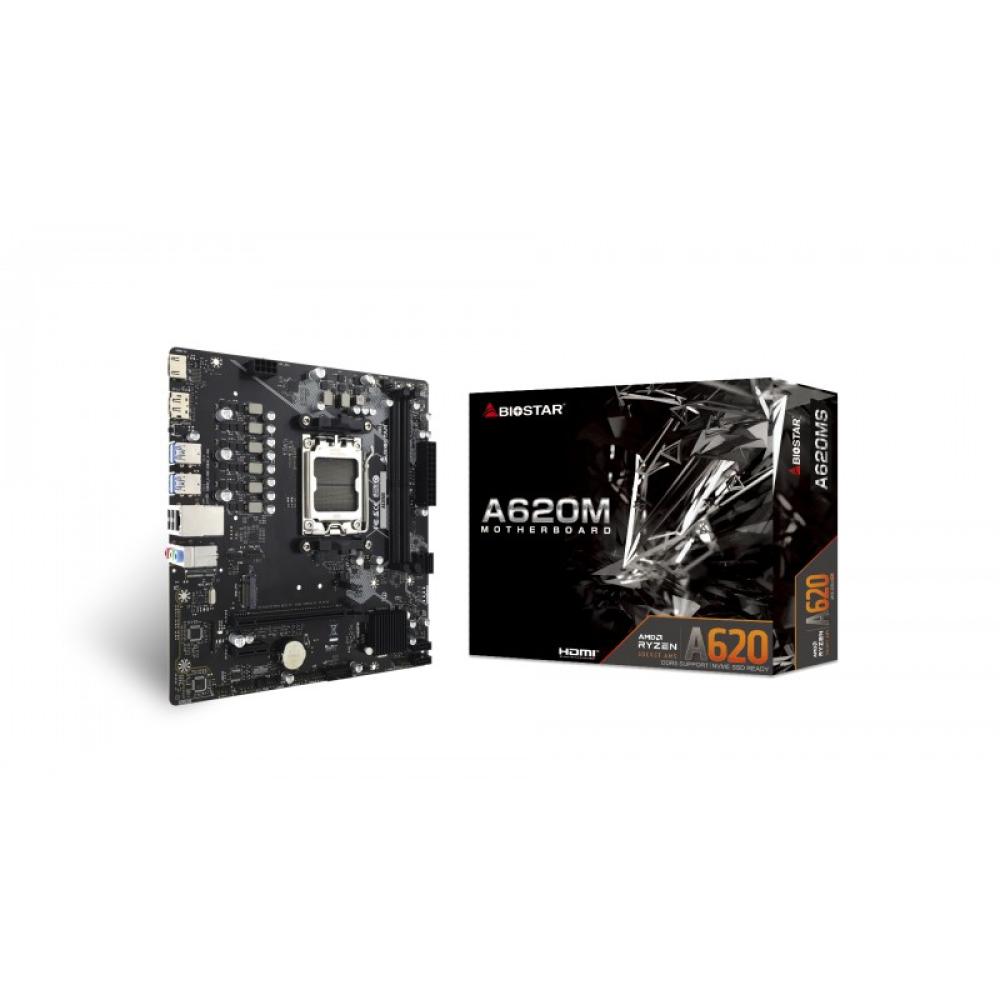 Biostar - A620MS placa base AMD A620 Zócalo AM5 micro ATX