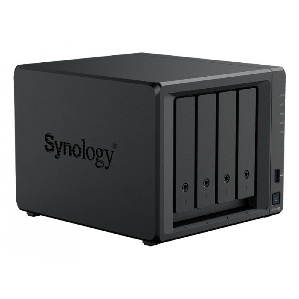 Synology - DiskStation DS925+ NAS Ryzen Embedded V1500B 4 GB DDR4 16 TB Unidad de disco duro Negro