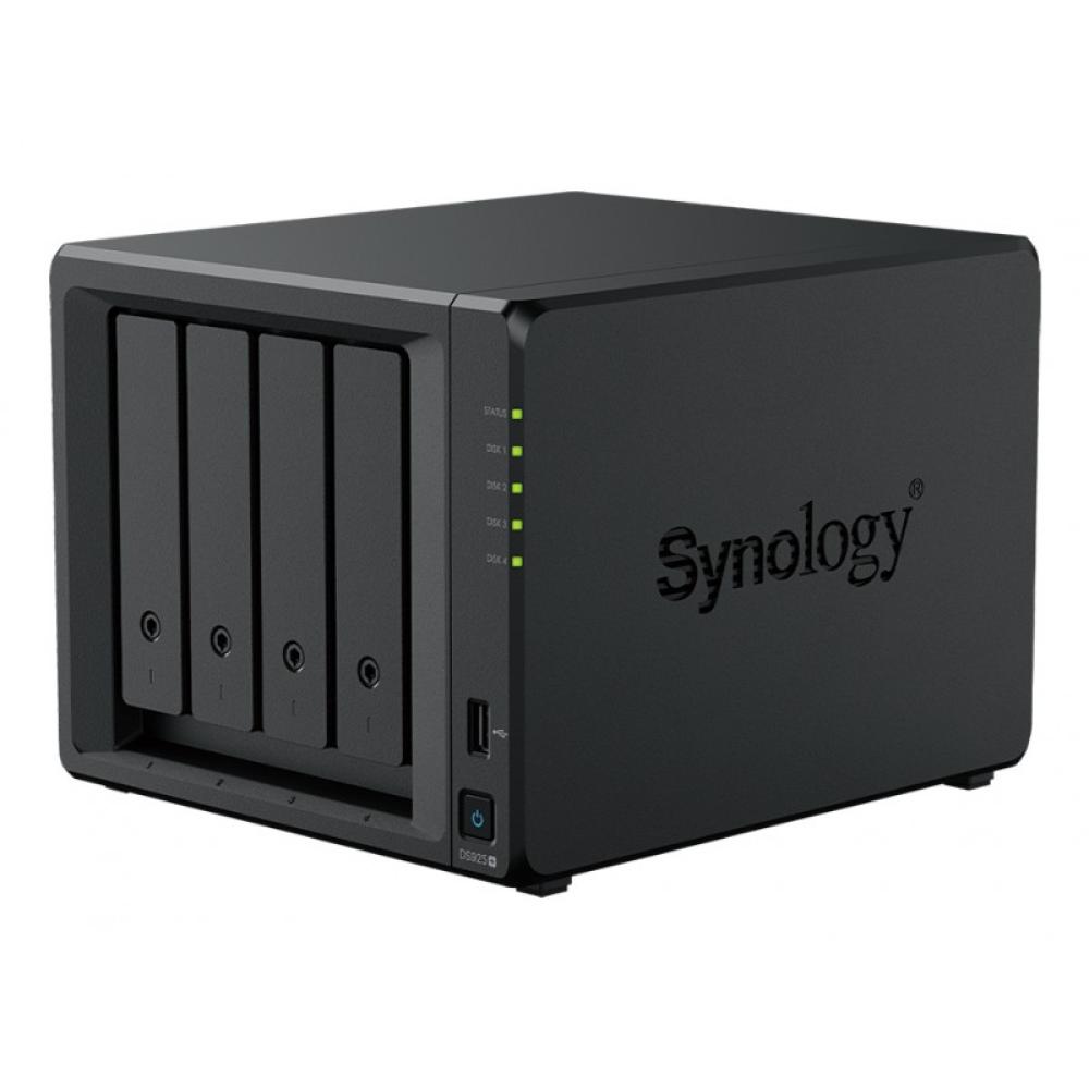 Synology - DiskStation DS925+ NAS Ryzen Embedded V1500B 4 GB DDR4 16 TB Unidad de disco duro Negro