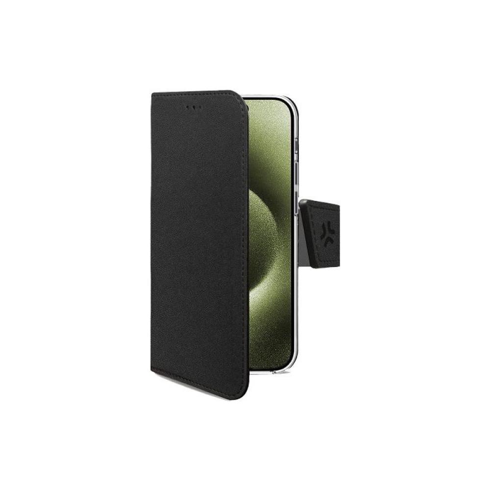 Celly - WALLYMAG funda para teléfono móvil 16 cm (6.3") Funda cartera Negro - WALLYMAG1150BK