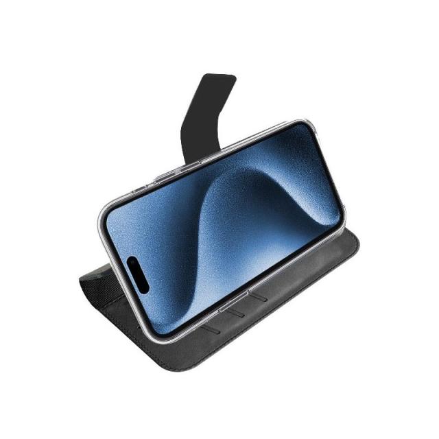 Celly - WALLYMAG funda para teléfono móvil 17,5 cm (6.9") Funda cartera Negro