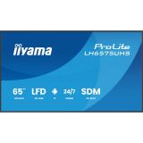 iiyama - LH6575UHS-B2AG pantalla de señalización Pantalla plana para señalización digital 163,8 cm (64.5") LCD Wifi 500 cd / m²