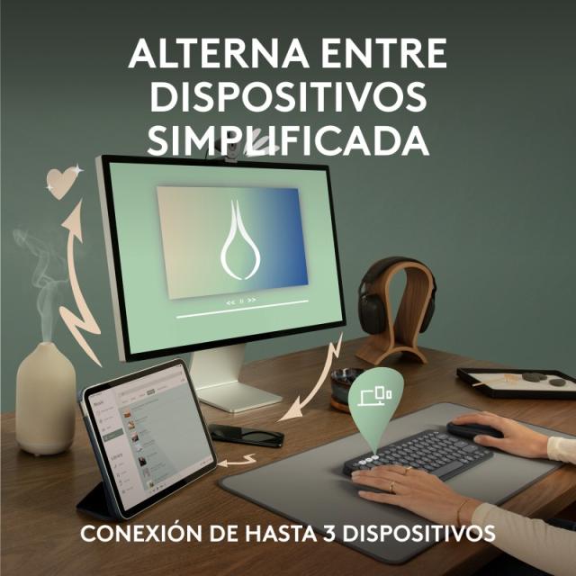 Logitech - Pebble Keys 2 K380s - 920-011828