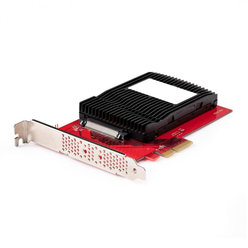 StarTech.com - Tarjeta Adaptador U.3 a PCIe - Adaptador PCIe 4.0 x4 para SSDs U.3 NVMe de 2,5" - Tarjeta de Expansión PCI Expres