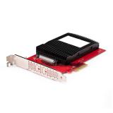 StarTech.com - Tarjeta Adaptador U.3 a PCIe - Adaptador PCIe 4.0 x4 para SSDs U.3 NVMe de 2,5" - Tarjeta de Expansión PCI Expres