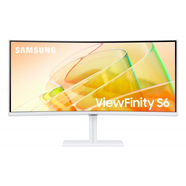Samsung - S65TC pantalla para PC 86,4 cm (34") 3440 x 1440 Pixeles UltraWide Quad HD LED Blanco