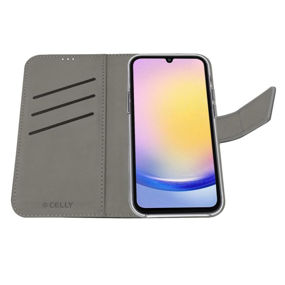 Celly - WALLY funda para teléfono móvil 17 cm (6.7") Funda cartera Negro - WALLY1131