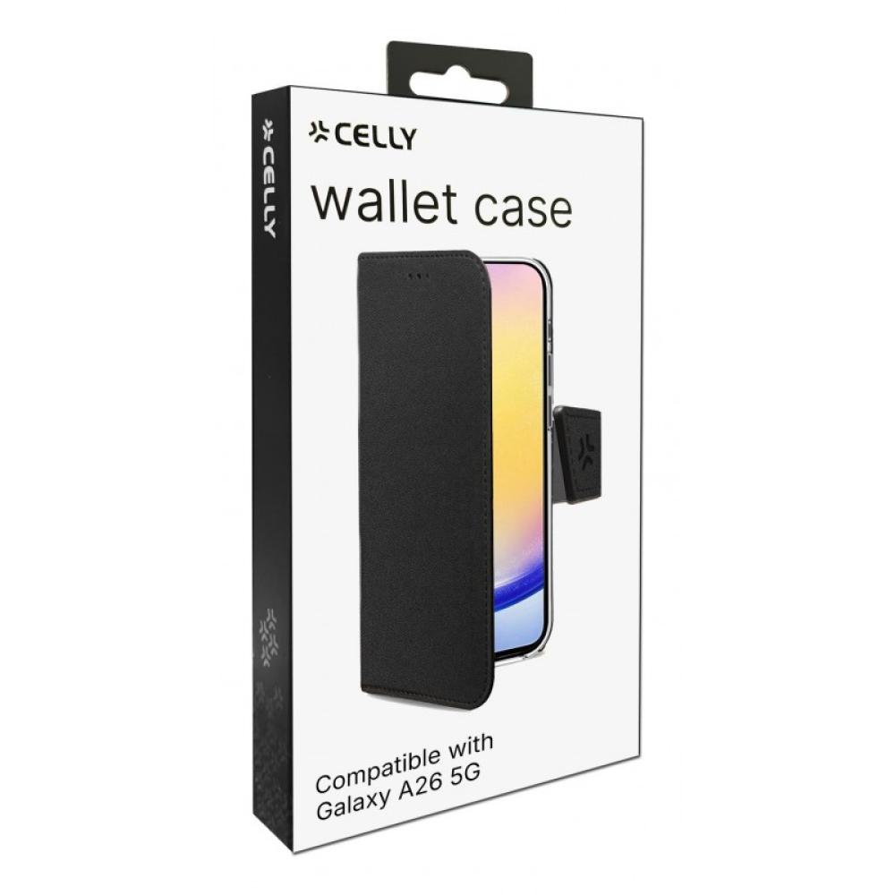 Celly - WALLY funda para teléfono móvil 17 cm (6.7") Funda cartera Negro - WALLY1131