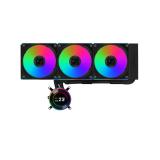 Lian Li - GA II Hydroshift II LCD-C 360CL Procesador Sistema de refrigeración líquida todo en uno 12 cm Negro 1 pieza(s)