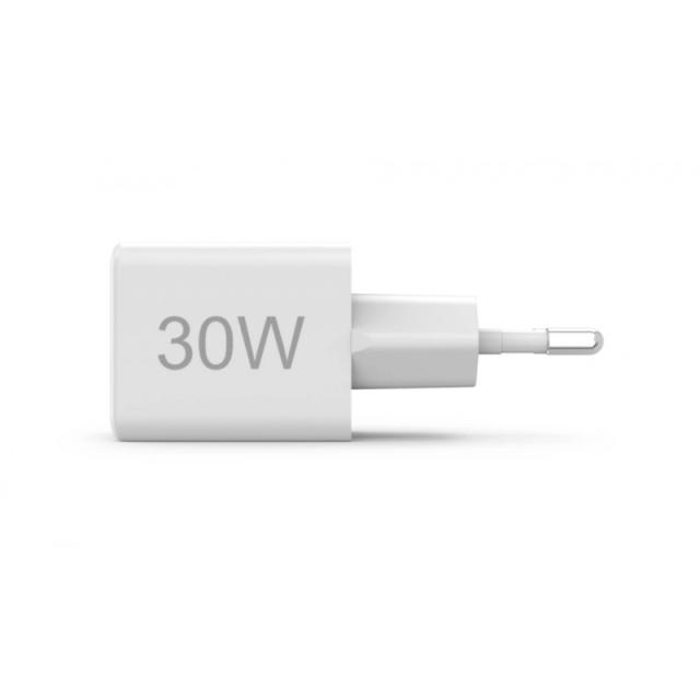 Hama - 00201992 cargador de dispositivo móvil Smartphone Blanco Corriente alterna Carga rápida Interior, Exterior