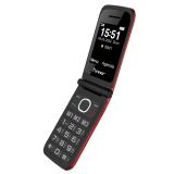 Funker - FUNC200R teléfono móvil 6,1 cm (2.4") 112 g Rojo Teléfono para personas mayores