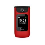 Funker - FUNC200R teléfono móvil 6,1 cm (2.4") 112 g Rojo Teléfono para personas mayores