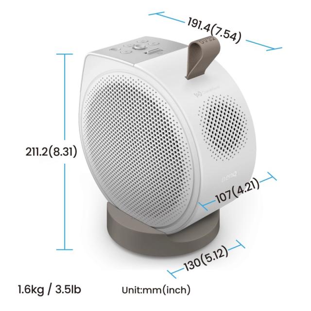 BenQ - GV32 500 lúmenes ANSI DLP 1080p (1920x1080) Blanco