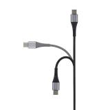 Intenso - Cable de carga/datos USB-C C315C, 1,5 m, carga rápida hasta 60 vatios, negro