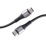 Intenso - Cable de carga/datos USB-C C315C, 1,5 m, carga rápida hasta 60 vatios, negro
