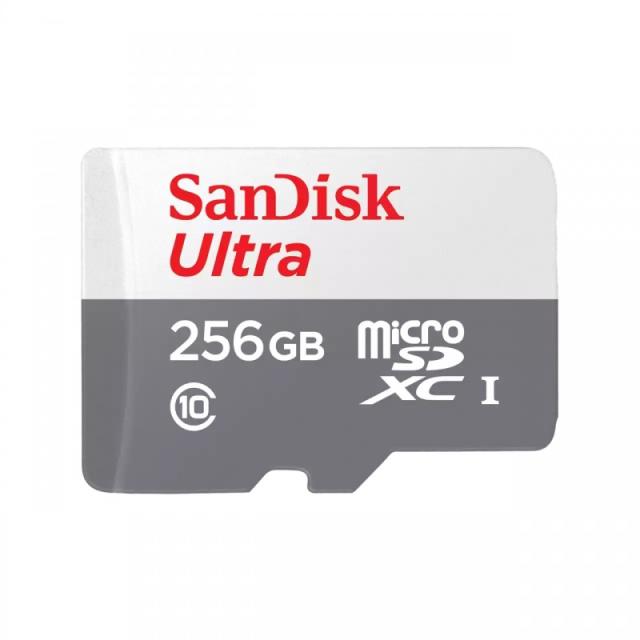 SanDisk - Ultra 256 GB MicroSDXC UHS-I Clase 10 - SDSQUNR-256G-GN3MN
