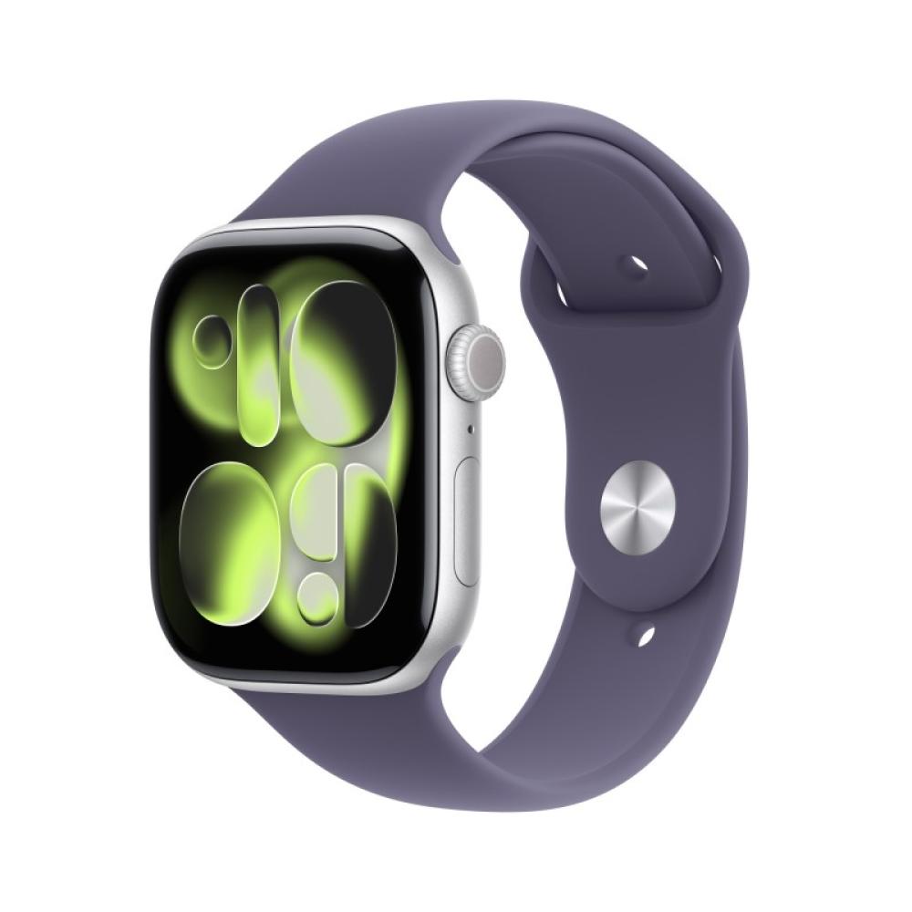 Apple - Watch Series 11 OLED 46 mm Digital 416 x 496 Pixeles Pantalla táctil Plata Wifi GPS (satélite) - MEVA4QL/A
