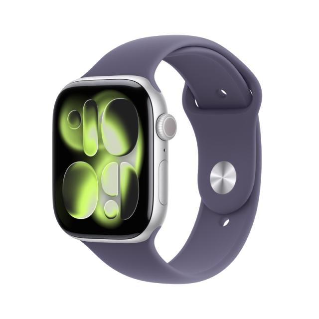 Apple - Watch Series 11 OLED 46 mm Digital 416 x 496 Pixeles Pantalla táctil Plata Wifi GPS (satélite) - MEV94QL/A