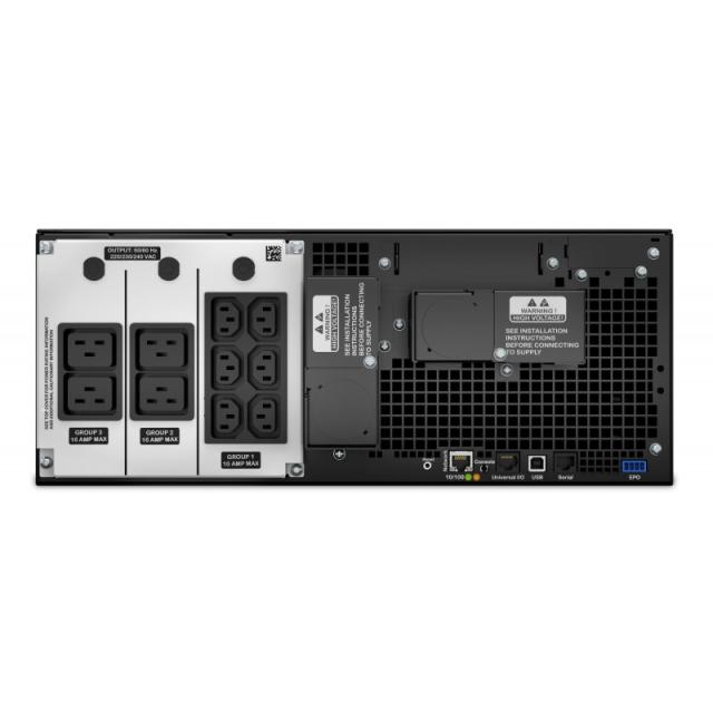 APC - Smart-UPS On-Line sistema de alimentación ininterrumpida (UPS) Doble conversión (en línea) 6 kVA 6000 W 10 sa - SRT6KRMXLI