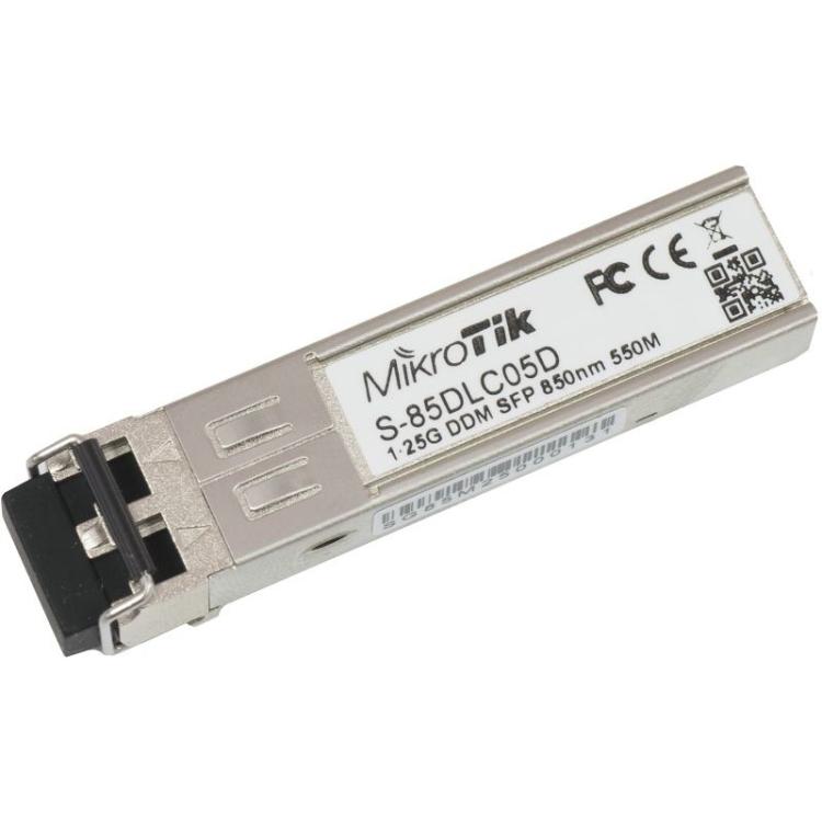 Mikrotik - S-85DLC05D red modulo transceptor 1250 Mbit/s SFP 850 nm