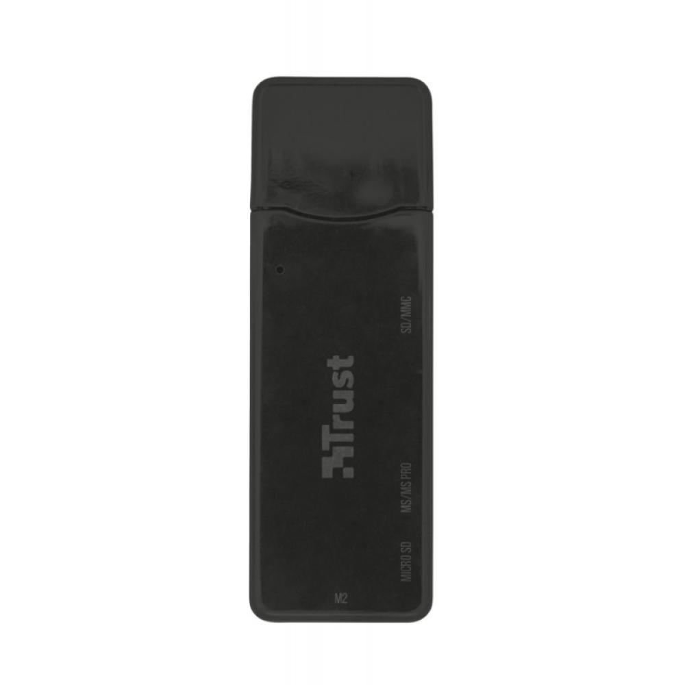 Trust - NANGA lector de tarjeta USB 3.2 Gen 1 (3.1 Gen 1) Type-A Negro