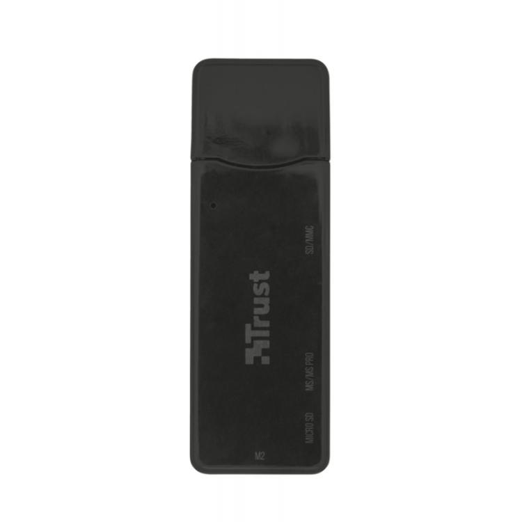 Trust - NANGA lector de tarjeta USB 3.2 Gen 1 (3.1 Gen 1) Type-A Negro