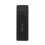 Trust - NANGA lector de tarjeta USB 3.2 Gen 1 (3.1 Gen 1) Type-A Negro