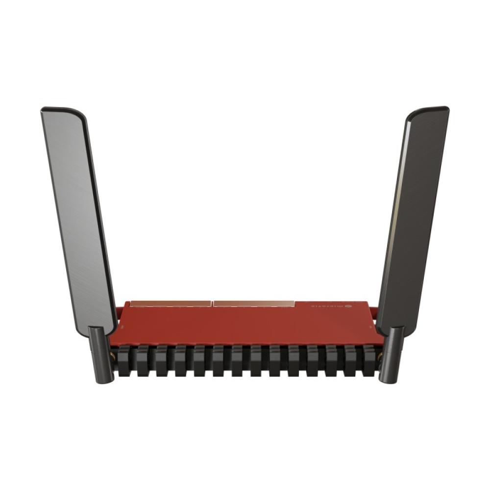 Mikrotik - L009UiGS-2HaxD-IN router inalámbrico Gigabit Ethernet Banda única (2,4 GHz) Rojo