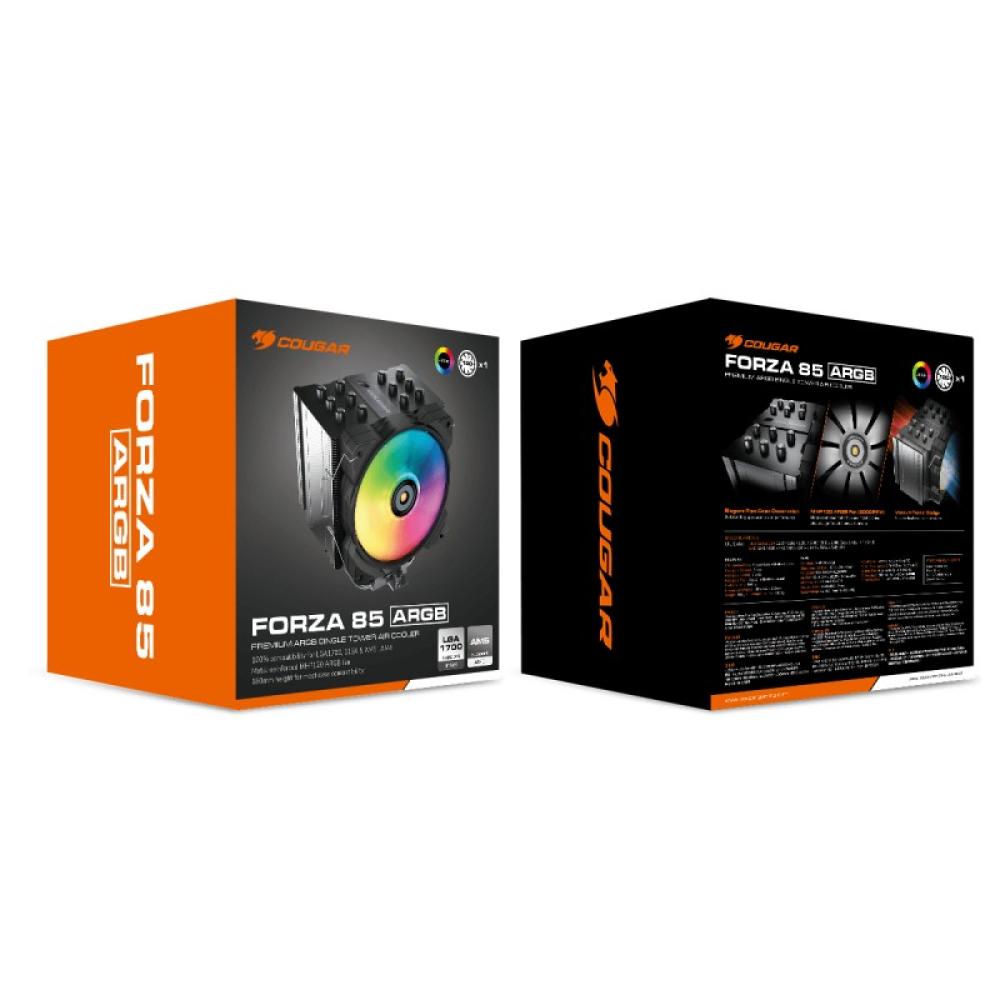 COUGAR - CGR-FZA85-ARGB Procesador Refrigerador de aire Negro