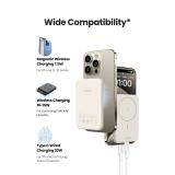 Ugreen - 25208 batería externa 10000 mAh Cargador inalámbrico Beige