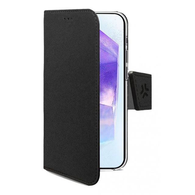 Celly - WALLY funda para teléfono móvil 17 cm (6.7") Funda cartera Negro - WALLY1119