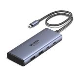 Ugreen - 7-in-1 USB-C Hub CM498 Acoplamiento Base Gris