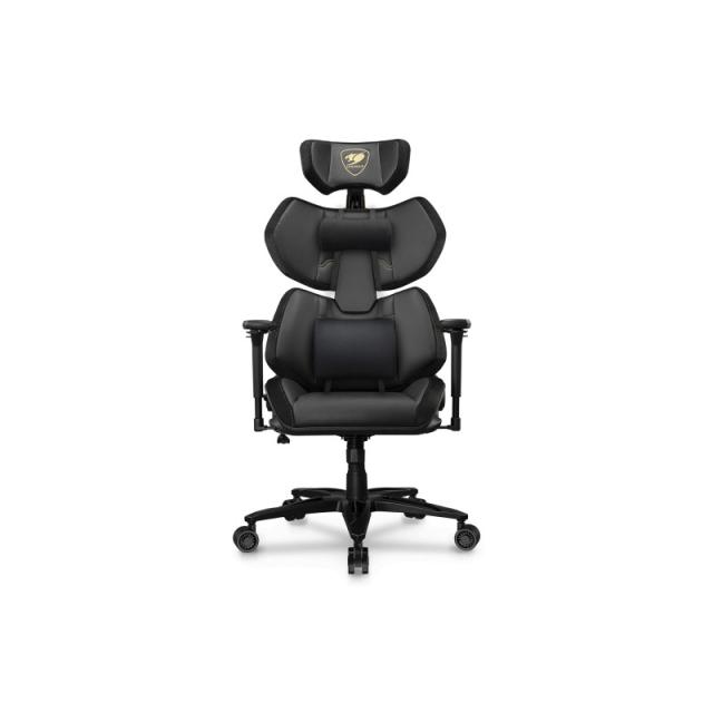 COUGAR - Terminator Elite Gold Silla para videojuegos de PC Asiento acolchado Negro, Oro