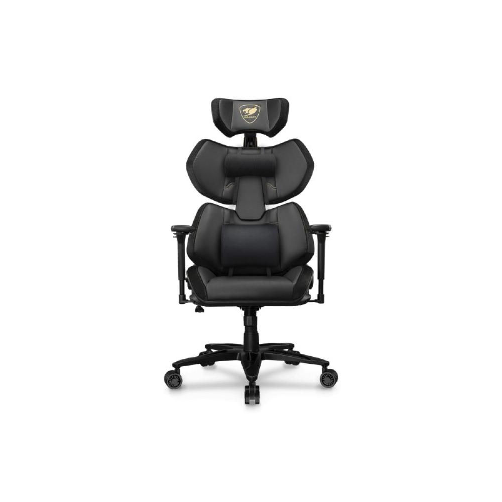 COUGAR - Terminator Elite Gold Silla para videojuegos de PC Asiento acolchado Negro, Oro