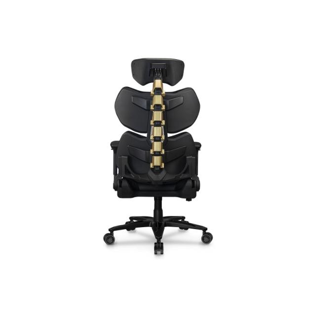 COUGAR - Terminator Elite Gold Silla para videojuegos de PC Asiento acolchado Negro, Oro
