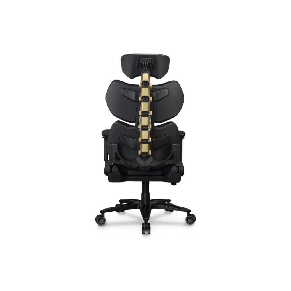 COUGAR - Terminator Elite Gold Silla para videojuegos de PC Asiento acolchado Negro, Oro